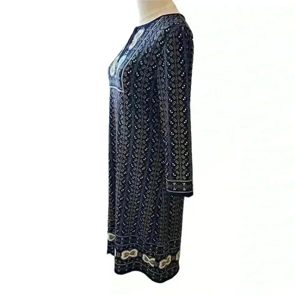 Boho Print PTP 18” Max Studio Midi Jersey Dress - Picture 5 of 8